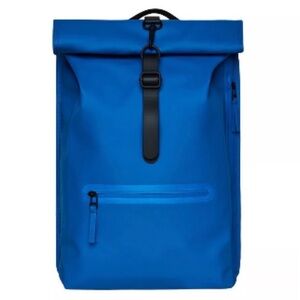 RAINS Rolltop Rucksack Waterproof Blue (Wave) Backpack W3 Travel